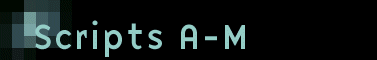 Movie Scripts A-M